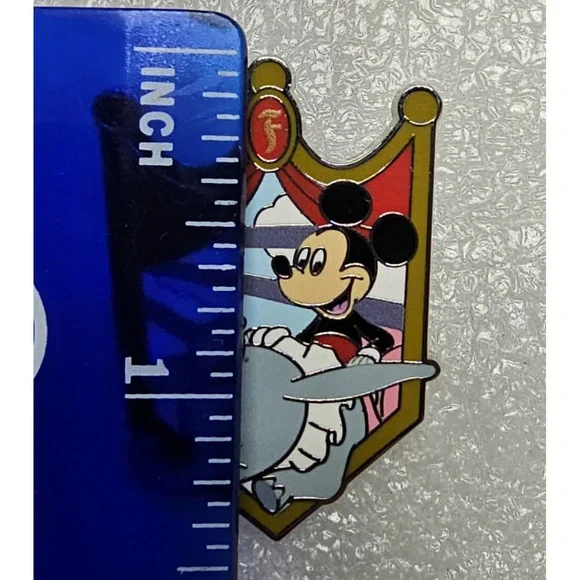 Disney Pin DL Mickey Mouse Dumbo Flying Elephants Ride Fantasyland mystery - Picture 2 of 4
